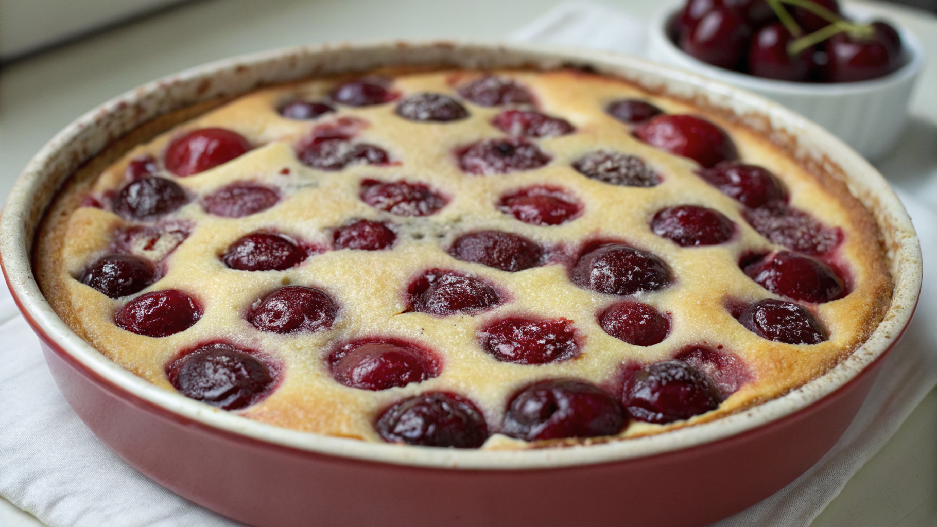clafoutis aux cerises fondant