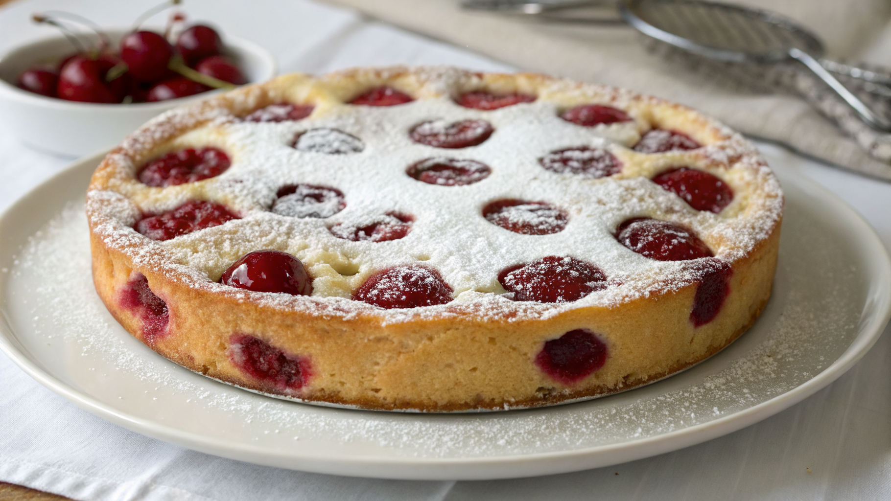 clafoutis aux cerises rapide