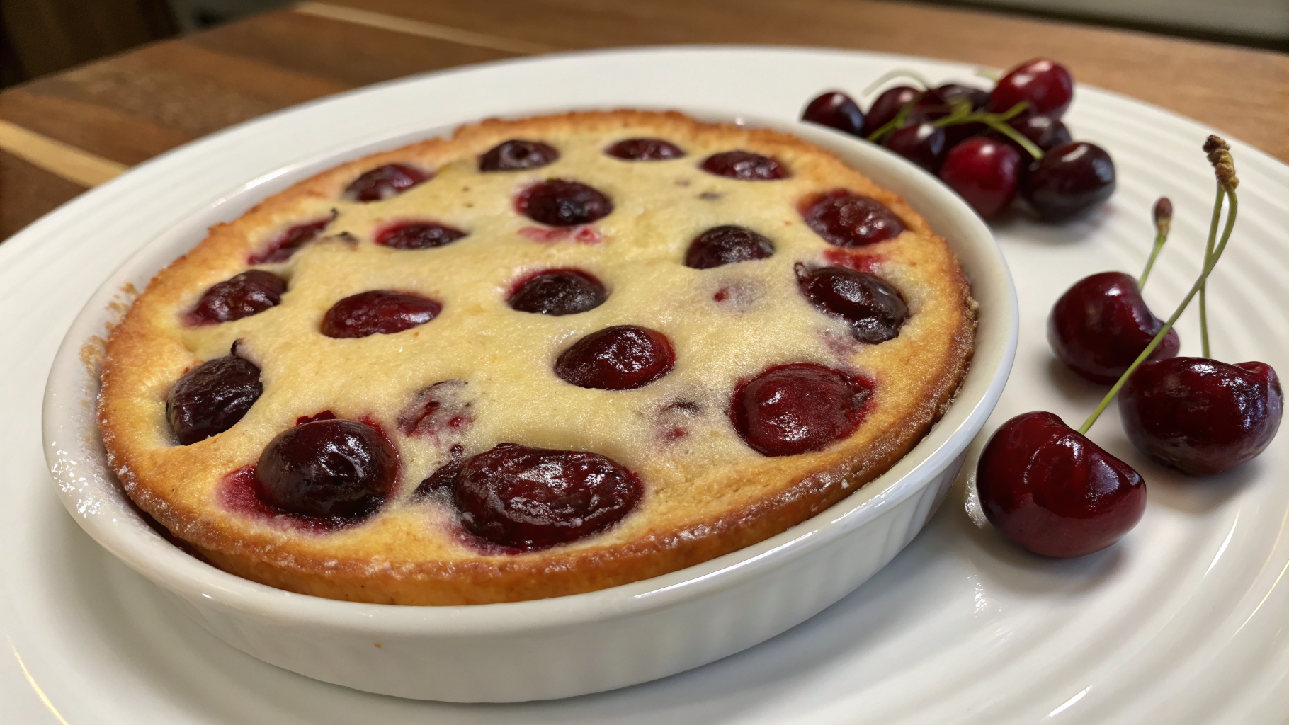 clafoutis aux cerises sans gluten