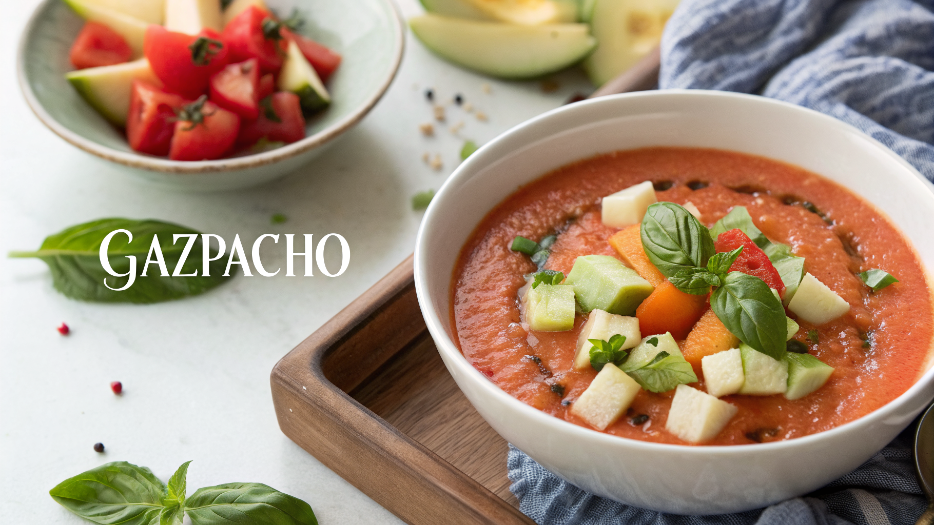 gaspacho melon basilic
