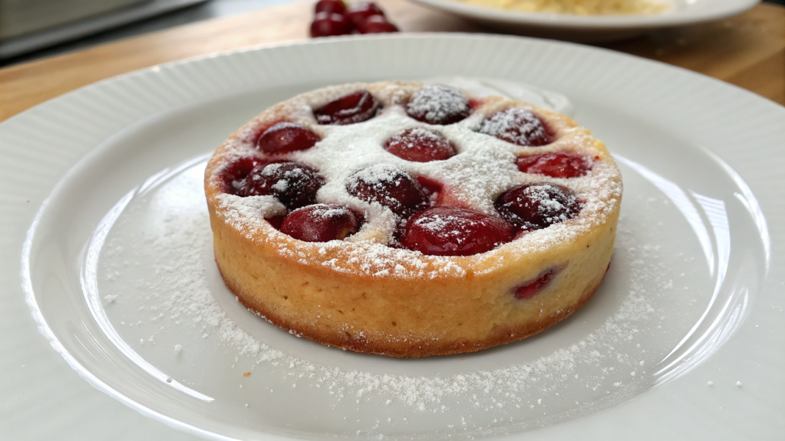 mini clafoutis aux cerises