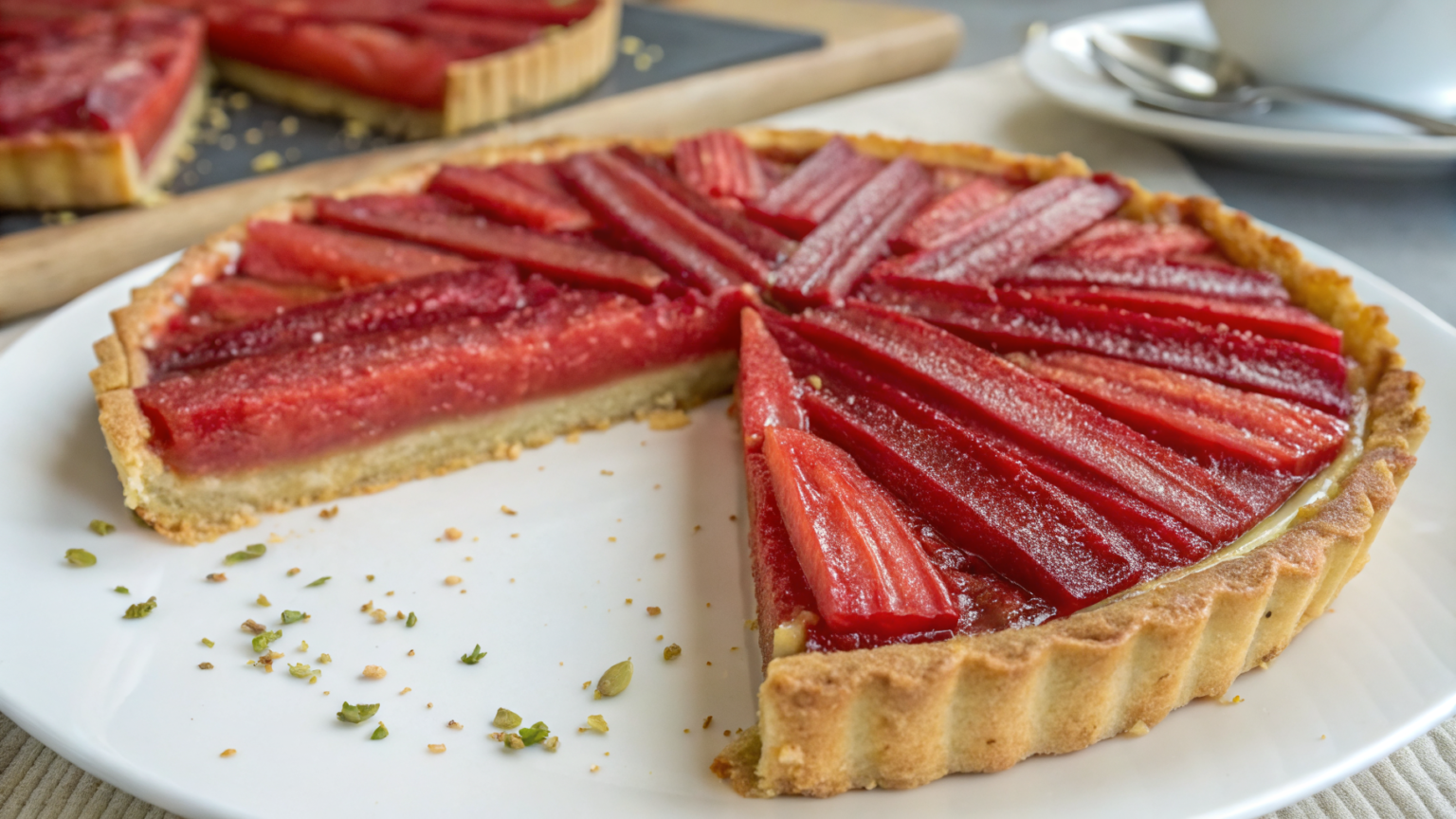 Tarte à la Rhubarbe