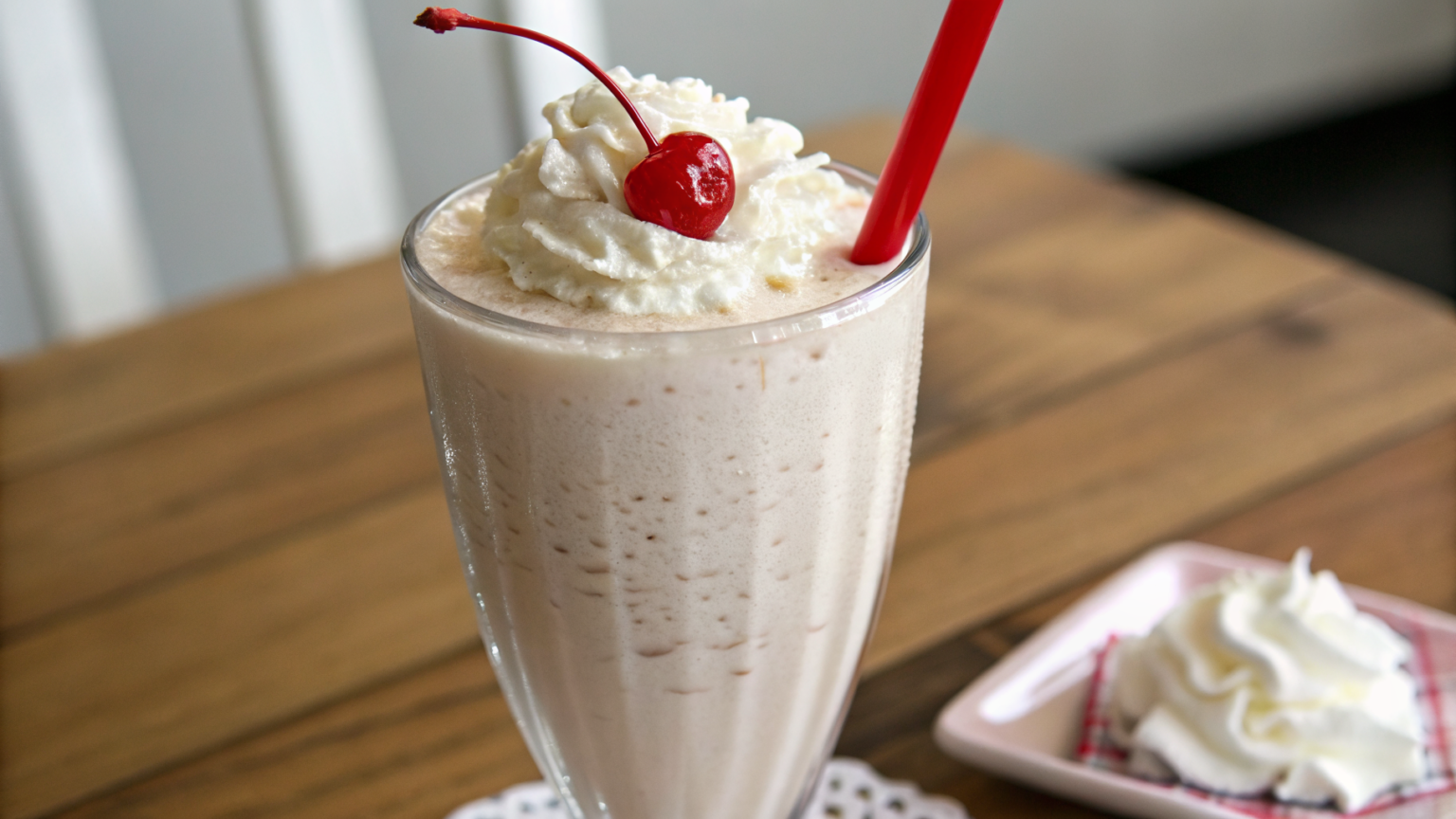 milkshake à la vanille