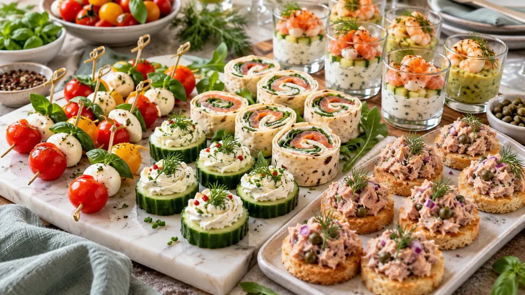 10 bouchées froides faciles pour un buffet
