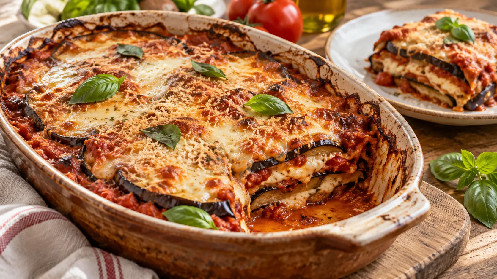 Recette d’aubergines à la parmigiana