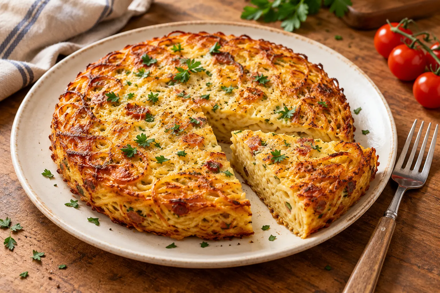 recettes avec restes de spaghettis