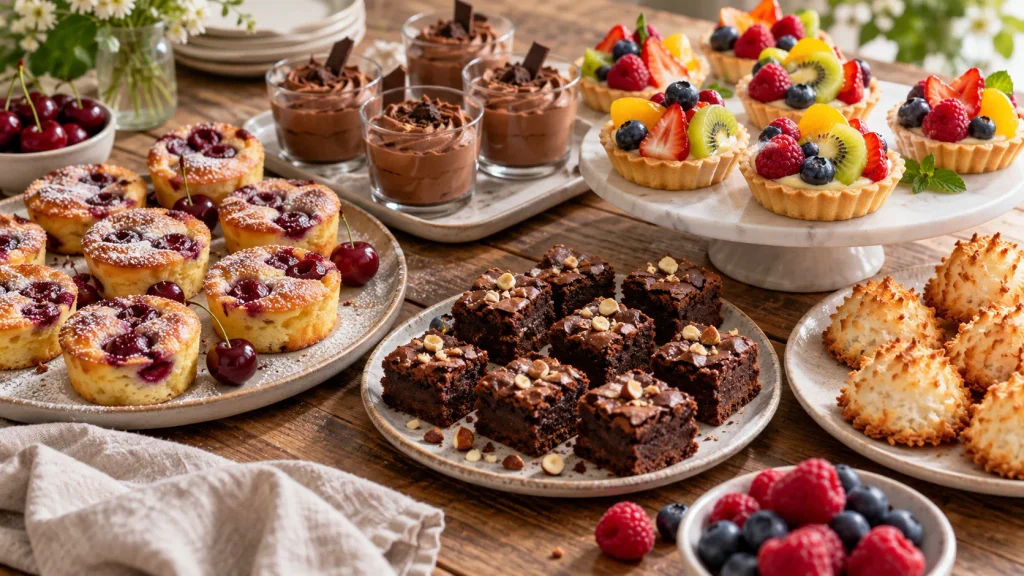 10 mini desserts faciles à partager